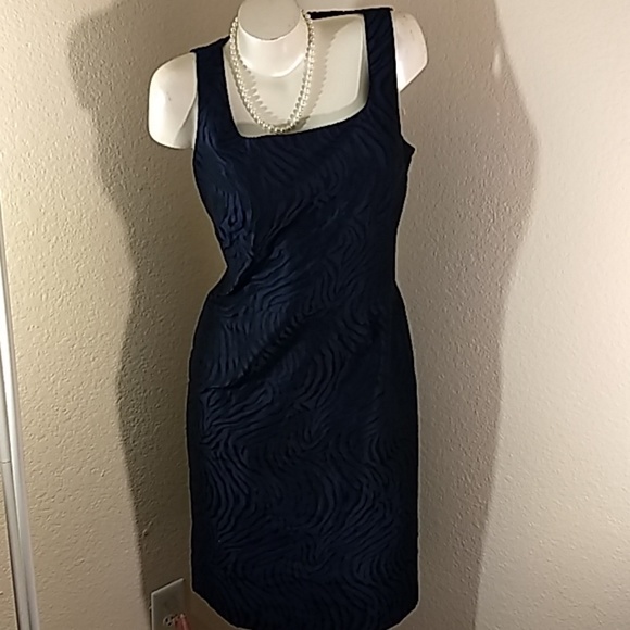 Midnight Blue Sheath Dress - Picture 2 of 6